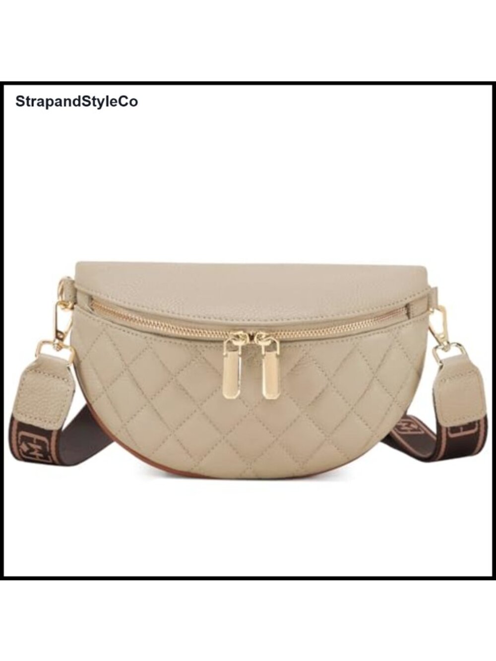 Genuine Leather Crossbody Bum Bag Anti-Theft Travel Fanny Pack